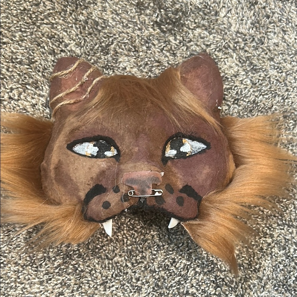 Brown Cat Mask!